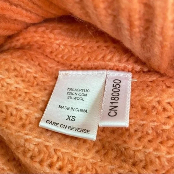 NEW Happy x Nature Peach Sweater with Billow Sleeves Puff sleeve - Picture 13 of 16